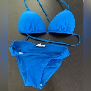 Blue bikini set